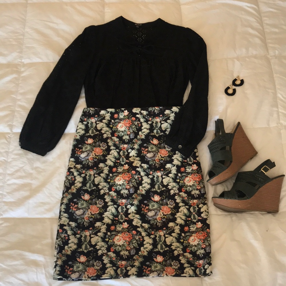 Madewell eyelet blouse